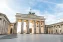 View at the Brandenburg Gate on a sunny day